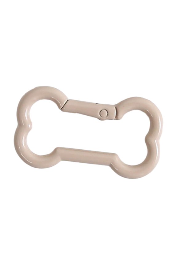 Alloy Bone Keychain Decoration Spring Operated Clasp Available In 6 Playful Color Options