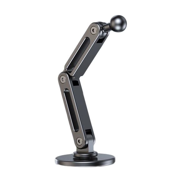 Alloy Car Phone Holder Ball Bracket with 17mm Universal Ball Joint for Dashboard/Floating Screen, Multi-Angle Adjustable