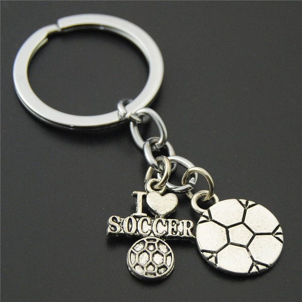 Alloy Cheerleader Keychain for Athletes, Fitness Enthusiasts, and Sport Lovers Durable 30mm Key Ring