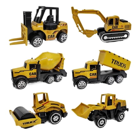 Alloy Crane Truck Car Parking Lot Toys Engineering Vehicle Tractor Excavator