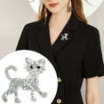 Alloy Cute Little Animal Cat Brooch Lapel Pin Ladies Clothing Pins
