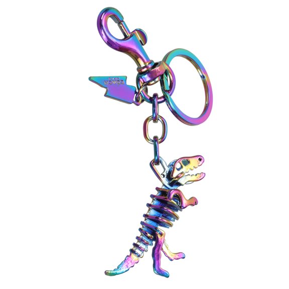 Alloy Dinosaur Skeleton Key Rings Metal Keychain Rusts Resistant Key Accessory Bag Pendant Accessories for Everyday Use