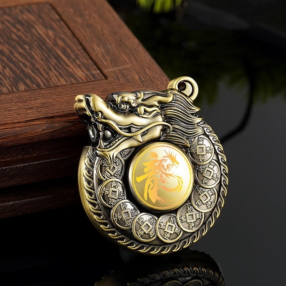 Alloy Dragon Lighter, Rotating Top Decompression Lighter, Windproof Metal Torch Lighter, Spinning Cool Design Lighter, Portable Refillable Butane Lighter, Gift for Men