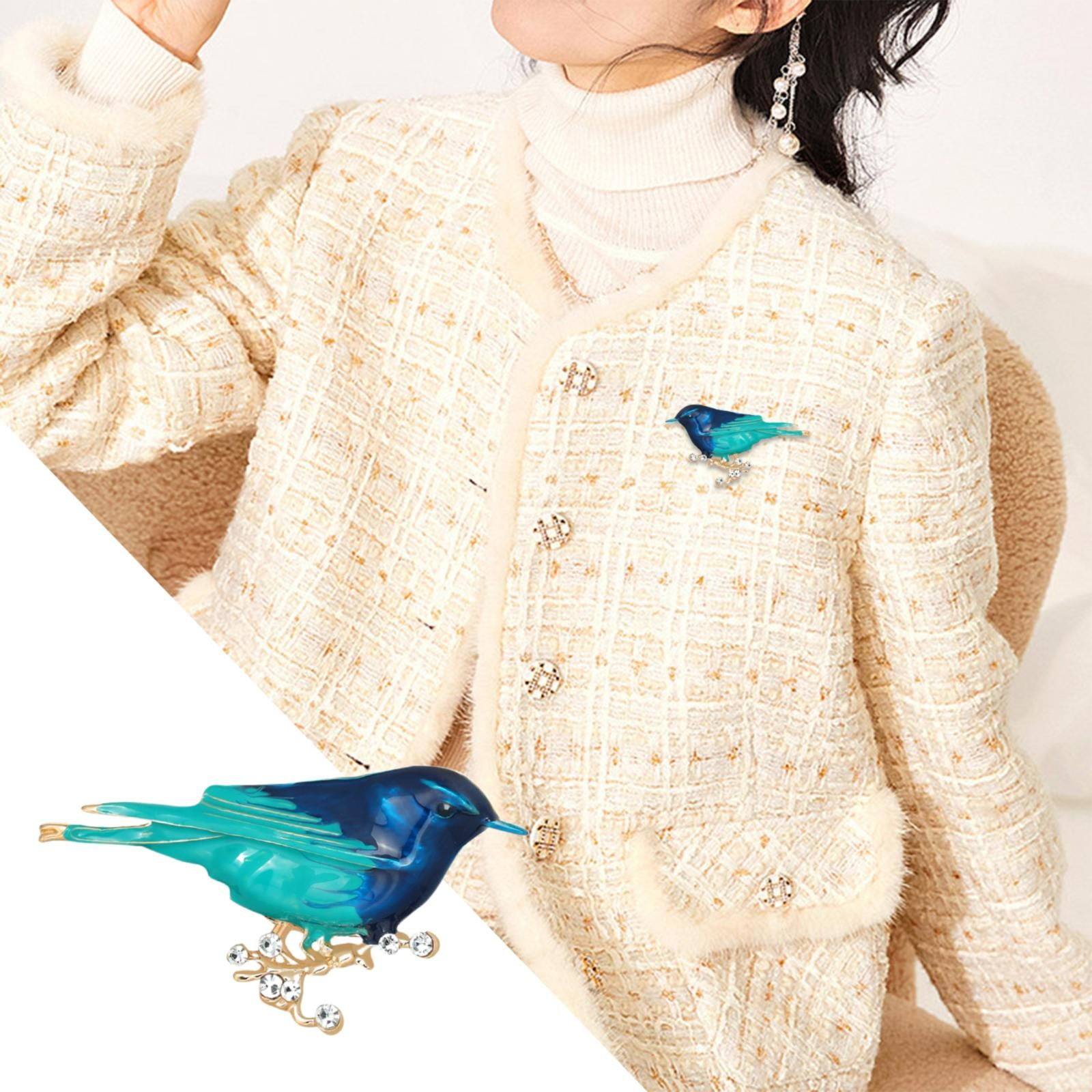 Alloy Dripping Oil Bird Brooch Fashion Personality Animal Corsage Pin