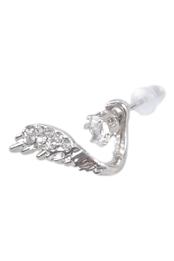 Alloy Ear Bone Nails Sparkling Rhinestones Cartilage Studs Earring Handmade Ear Jewelry For Women Daily Wear