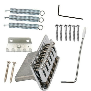 10.5mm Electric Guitar Bridge - 6 Point Tremolo For Stratocaster With Zinc Alloy Block