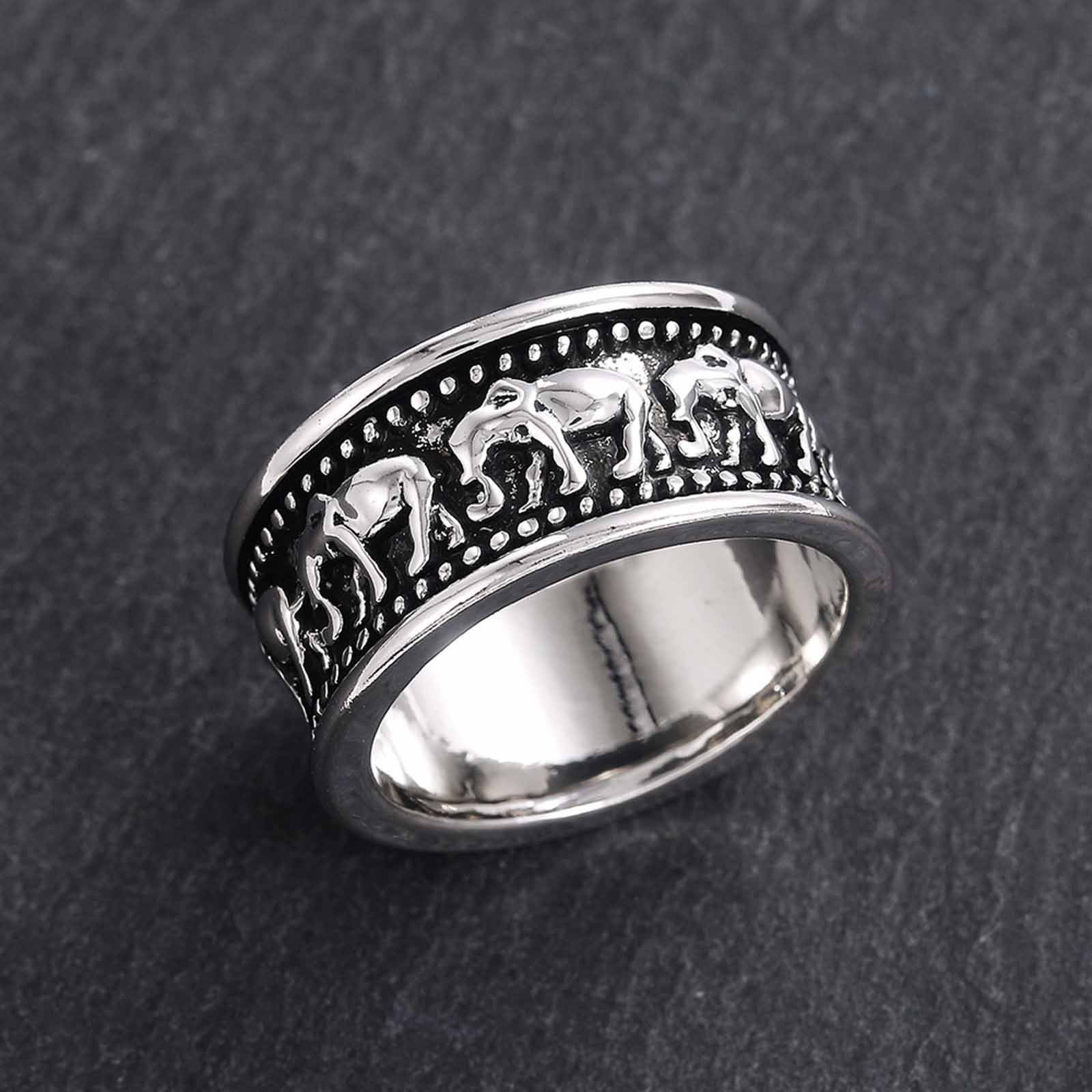 Alloy Elephant Ring Many Sizes To Choose Rings For Women And Men