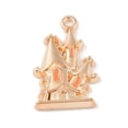 thumbnail image 1 of Alloy Enamel Pendants Castle Charm Light Gold 23x14.5x3mm Hole: 1.6mm, 1 of 3