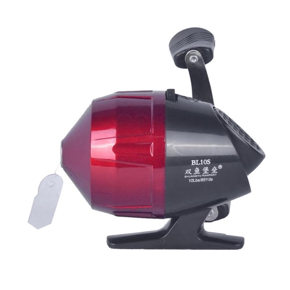 Alloy Fishing Reel 10LB / 85YDS Gear Ratio 3.0: Red for Left Or Right Hand