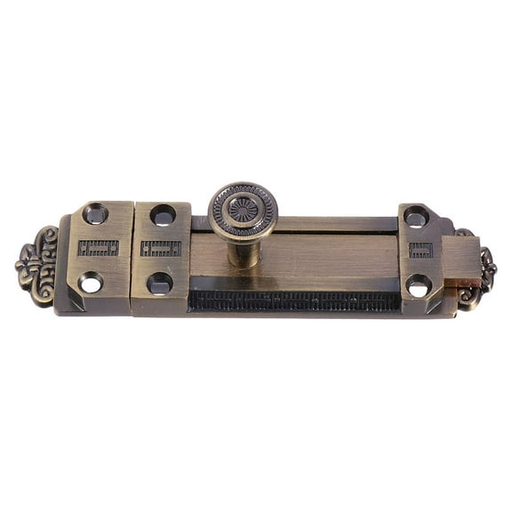 Alloy Flush Bolt Slide Latch Shoot Lock Sliding Door Handles Chocolate