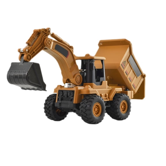 Alloy Forklift Model Engineering Vehicle Simulation Loader Bulldozer Dump Truck Excavator for Realistic Play