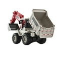 thumbnail image 1 of Alloy Forklift Model Engineering Vehicle Simulation Loader Bulldozer Dump Truck Excavator for Realistic Play, 1 of 7