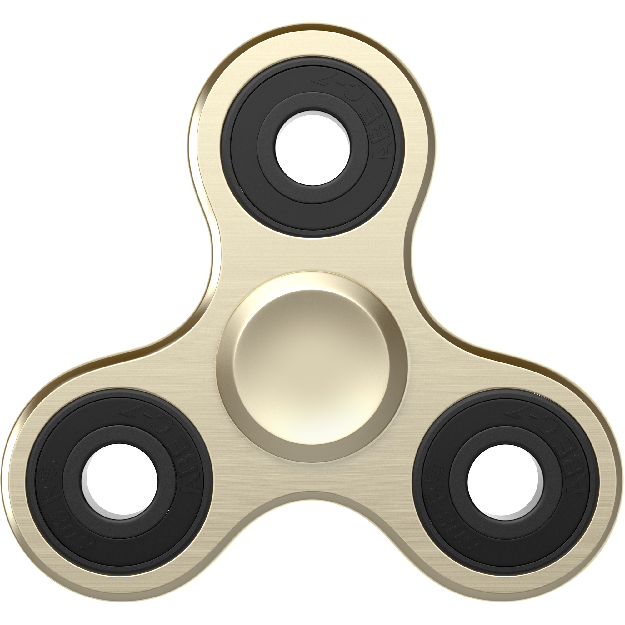 Alloy Gold 360 Spinner Focus Fidget Toy Tri-Spinner Focus Toy for Kids & Adults - image 1 of 5