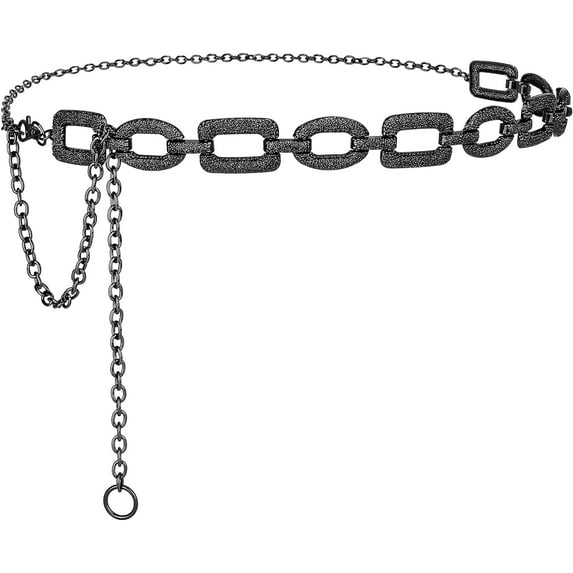 Alloy Gold Waist Chain Belt for Women Fashion Cute Body Belly Link Belt Chain for Pants Dresses