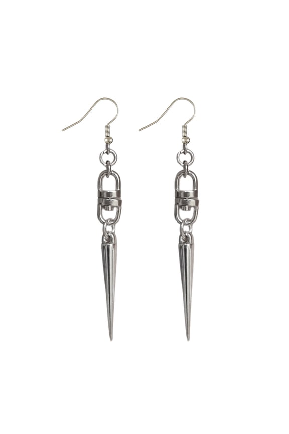 Alloy Gothic Pointy Cone Fashion Earrings Hip Hop Rock Ear Jewelry Unique Gift for Festivals and Parties