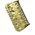 thumbnail image 1 of Alloy Guitar Fixed Hardtail Bridge,Guitar Tailpiece Electric Guitar Golden, 1 of 8