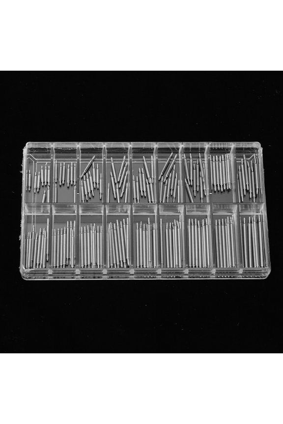 Alloy Heavy Duty Watch Spring Bars for Traditional and Smart Watches 144 Pieces - Compact, Lightweight, and Durable - Professional Repair Tool - Automated Design for Easy