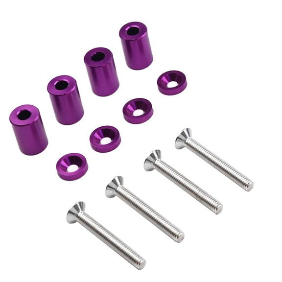 Alloy Hood Vent Spacer Riser s for All Engine - , 25x18.5mm+45x6mm+18x4mm
