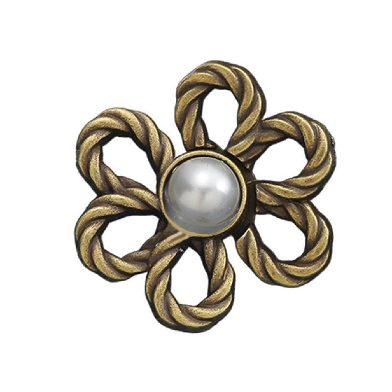 Alloy Jean Button Pins Waistband Reducer Flower Shape Adjustable Waist ...