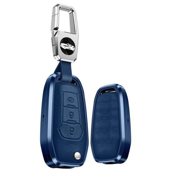 Alloy Key Fob Cover Fit For Ford Ranger Escape Expedition Explorer Fusion Flip Keyless Key Fob Case Protection