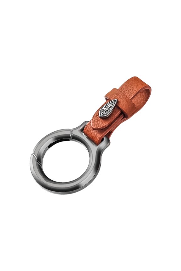 Alloy Key Holder Convenient For Car House And Offices Key Multiple Color Option Quick Release Keychain With Leather Strap
