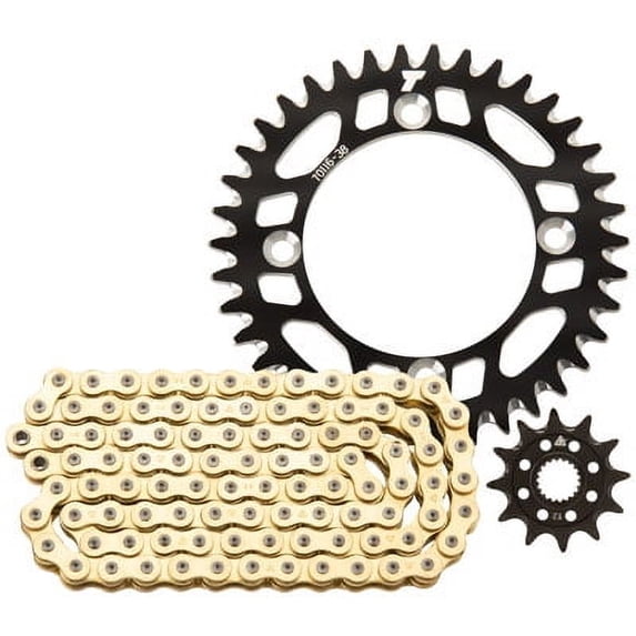Alloy Kit & Gold X-Ring Chain Black Rear Sprocket For Honda TRX 450R 2006-2009