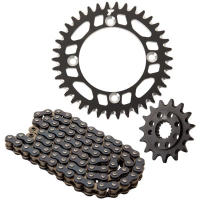 Alloy Kit & O-Ring Chain Black Rear Sprocket For GASGAS SM 700 2022