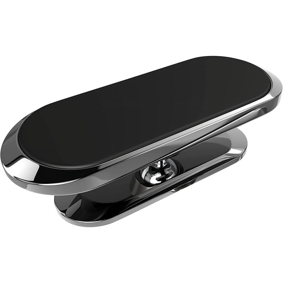 Alloy Magnetic Car Phone Mount Upgrade Magnet N52 Universal Dashboard Holder, Cell Phone Grip Car Kits, 360 Adjustable Super Strong Magnet for Samsung, iPhone, LG, Google Pixel (1 Pack)