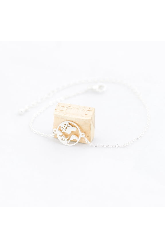 Alloy Map Pendant Bracelet Gift for Opening Ceremonies Employee Benefits Anniversary Celebrations Advertising Trade
