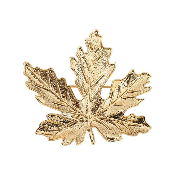 Alloy Maple Leaf Brooch Adorned With Antique Jewelry Pin Accessories
