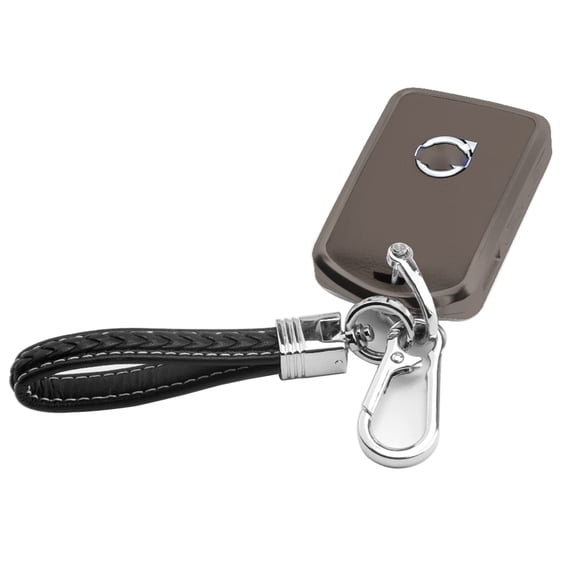 Alloy Metal Key Fob Cover,Compatible with Volvo 4 Buttons C30 S60 S80 S90 XC40 XC60 XC70 XC90 V90 Key Fob,Armor TPU Key Fob Case