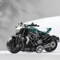 thumbnail image 1 of Alloy Motorcycle Toy Pull Back, Usupdd Diecast Simulation Bike for Boys, Mini Friction Powered Vehicle Car Ornament for Kids Gift, Green, 1 of 7