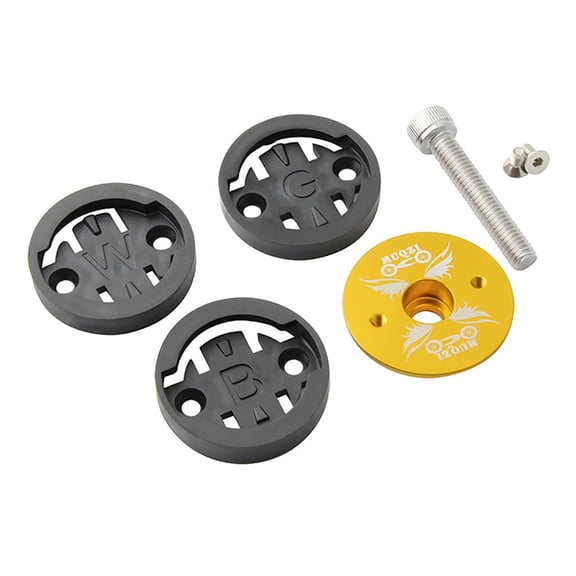 Alloy Mount / / Wahoo Bike Headset Cap for Bike Installation Golden