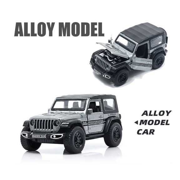 Alloy Off-Road Vehicle 1:36 Model Car With Four Doors That Can Be Opened, Toy Gift Decoration