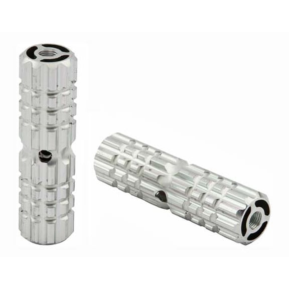 Alloy Pegs 661 24/26t W=1.10" l=4 1/2" Chrome. Pegs for bike, bicycles, bmx, lowrider, mountain bike, beach cruiser