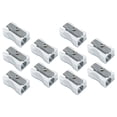 thumbnail image 1 of Alloy Pencil Sharpeners (Metal Mini Sharpeners, Pocket), 10 Aluminum Sharpeners Resist Breaking, 10Pcs Pencil Sharpener Pocket Aluminium Alloy, By Meiiso, 1 of 9