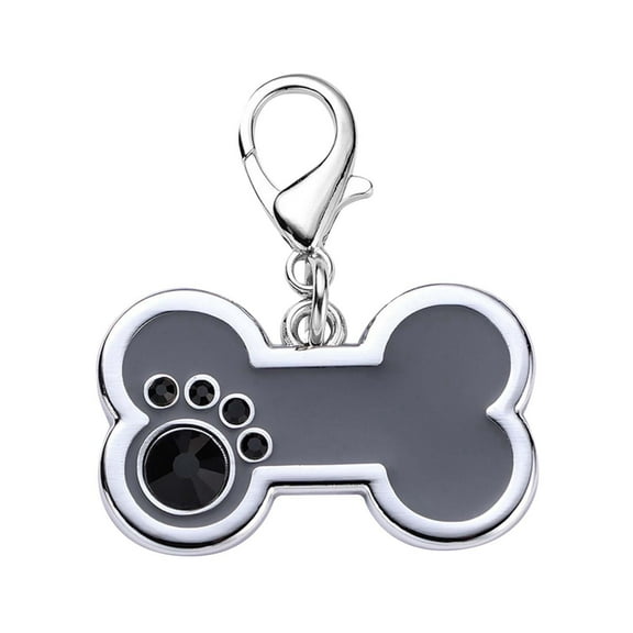 Alloy Pet Dog Tag, Engravable Lost Identity Tag, Customized Information, Lightweight & Durable for Cats/Dogs