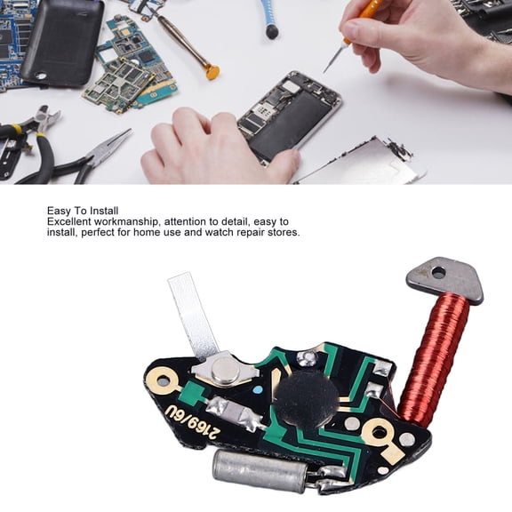 Alloy Quartz Watch Movement Coil Circuit Board Replacement Part for Watch Repair