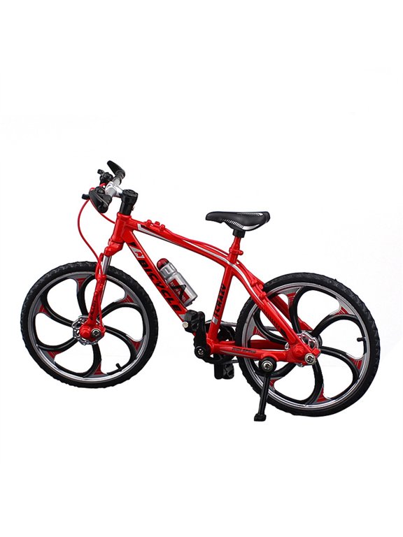 Alloy Racing Toy Bike Model, Usupdd Diecast Motorcycle Collectible, Miniature Vehicle Decor for Desk Shelf Bedroom, Red