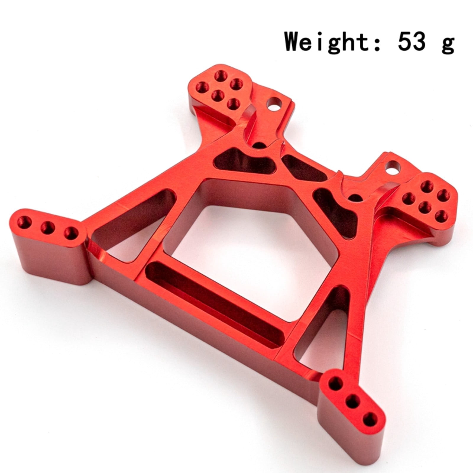Tour De Amortisseur Arrière Aluminium Bleu – Compatible Traxxas Rustler 4x4 VXL / Hoss 4x4 (Remplace 6738)