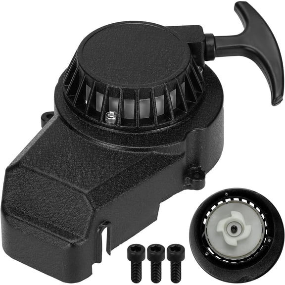 Alloy Recoil Pull Starter Compatible with SYX Moto 50cc Dirt Bike 47cc 49cc 2 Stroke SSR SX50 Apollo Coolster QG-50 Xpro Holeshot Hawk DRX Mini Kids Pit Pocket ATV Quad 4 Wheeler Parts