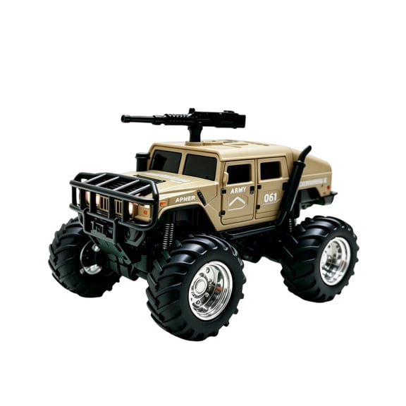 Alloy Remote Control Car with Cruise Control Rc Cars 2.4Ghz Rc Buggy for Outdoor Driving Fun and Backyard Racing Khaki
