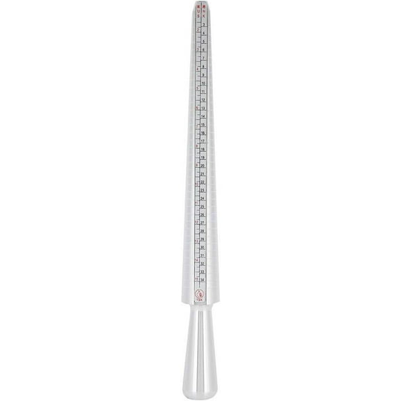 Alloy Ring Gauge Mandrel, Jewelry Tool Ring Measuring Stick, Jewelry Repair Worker for Jewelry Maker