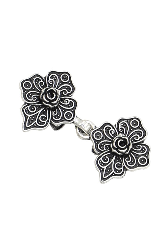 Alloy Rose/Leaf Cardigan Clasp Blouse Shirt Fixing Clip Sweater Scarf Fastener Stylish Womens Clothing Accessory