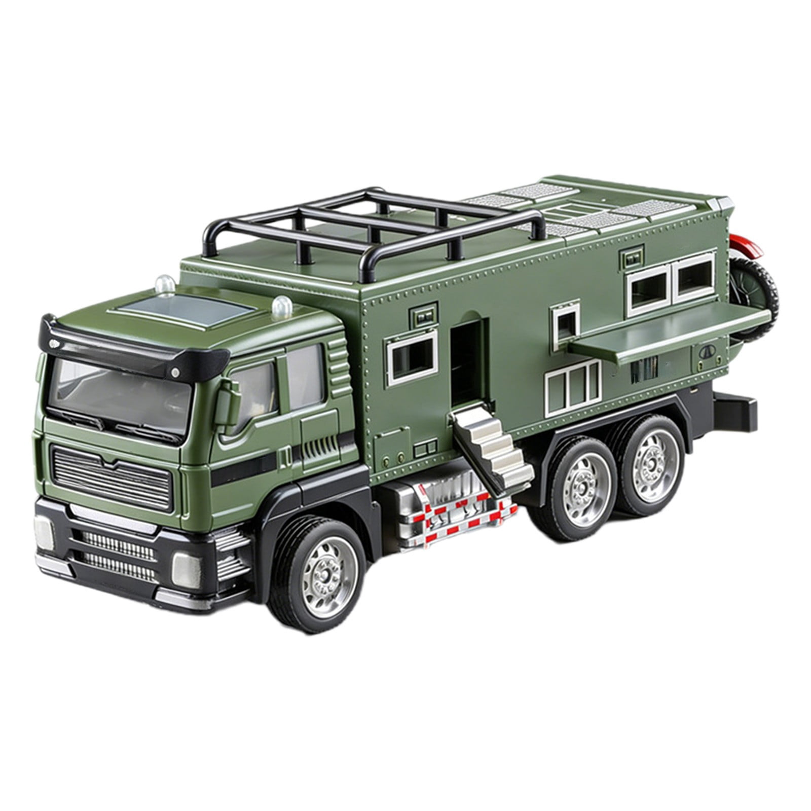 Sittiable Toy Rv Alloy Simulation RV Model, Off-Road Camper Toy with Detachable ...