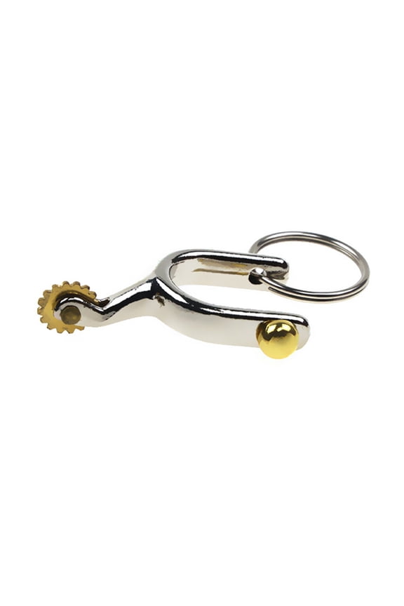 Alloy Spur Keychain Equestrian Accessory Unisex Purse Pendant Fashionable Bag Charm Metal Keyring for Bags and Gifts