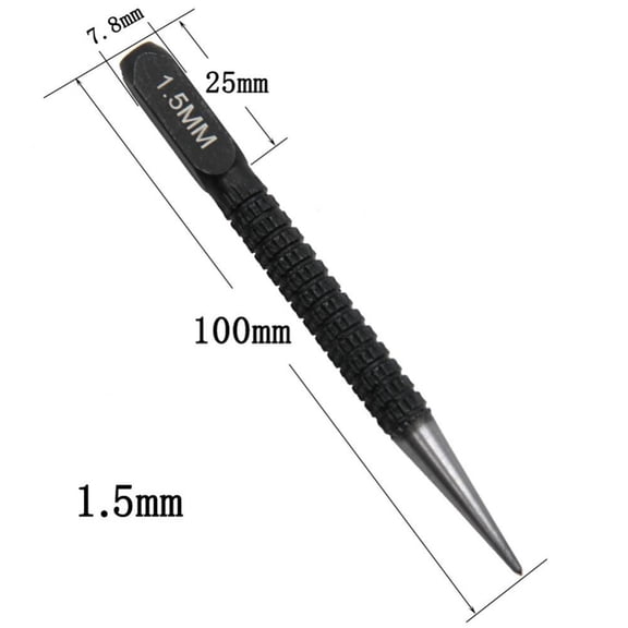 Alloy Steel Center Punch for Long Lasting Marking on Metal and Wood 3mm