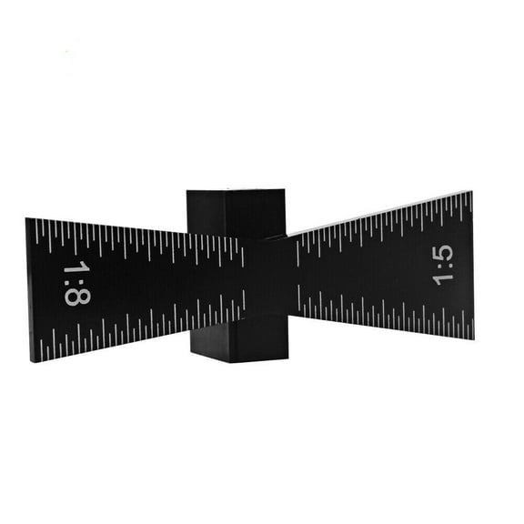 Alloy Steel Dovetail Jig Marker Guide Gauge Router Table Woodworking Tools New Fangkenuo