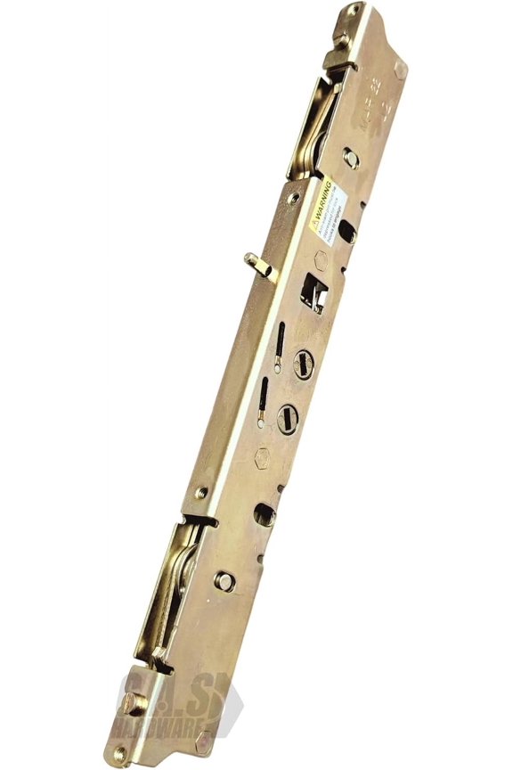 Alloy Steel Dual Point 9-15/16" Mortise Lock (No FacePlate) for Sliding Patio Glass Door | Multi Point Locking Mechanism Replacement - Fix and Repair Door Hardware Security