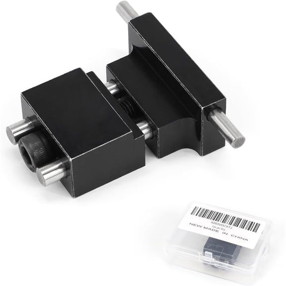 Alloy Steel Milling Vise Jaw Stop, CNC Machine Tool, Milling Machine Vise Quick Clamp Work Stop- Black